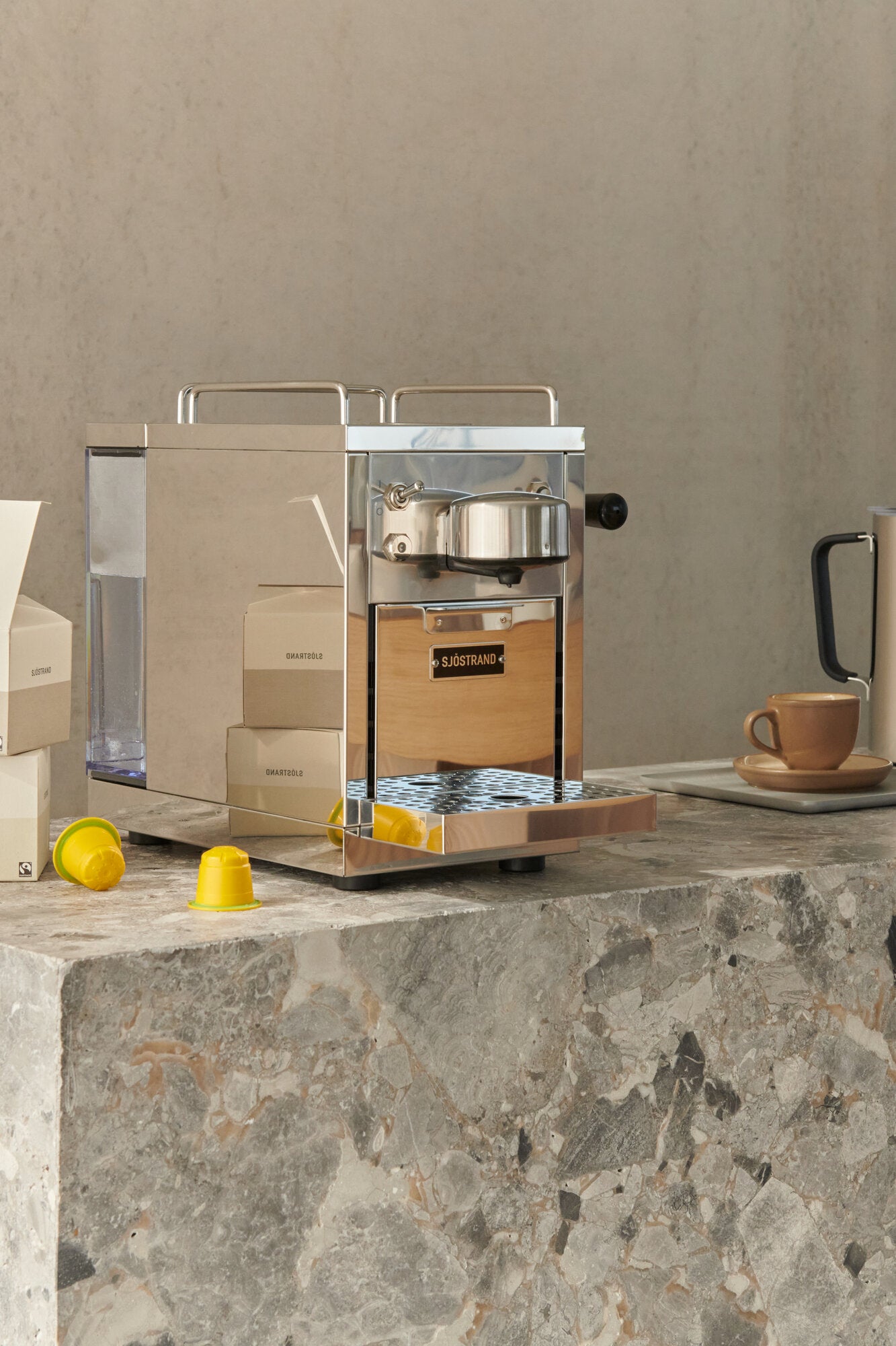 The Original kapselmaskine - rustfri stål